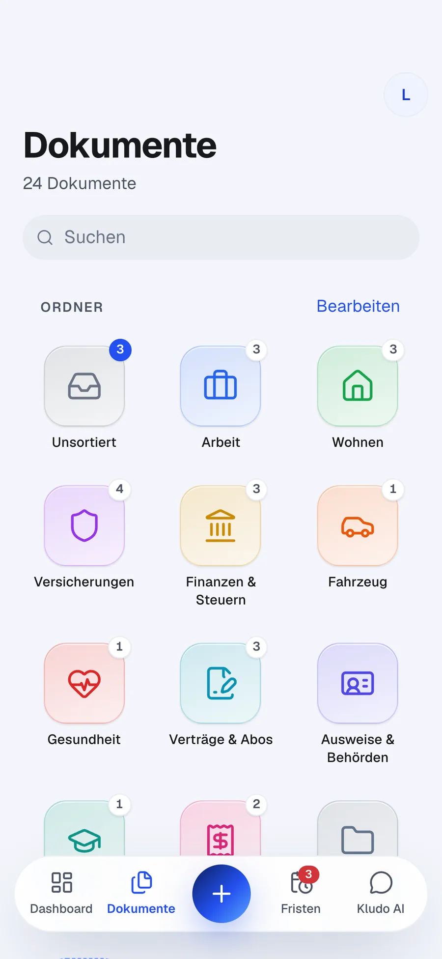 Ordner als App-Kacheln